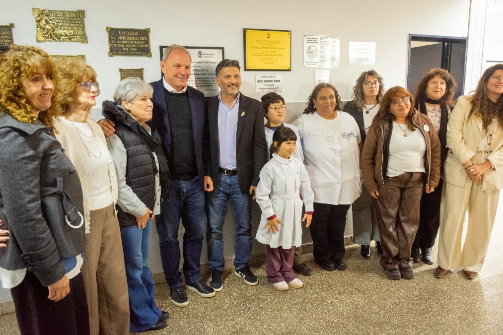 de Rivas participó del acto de la escuela Sócrates Anaya