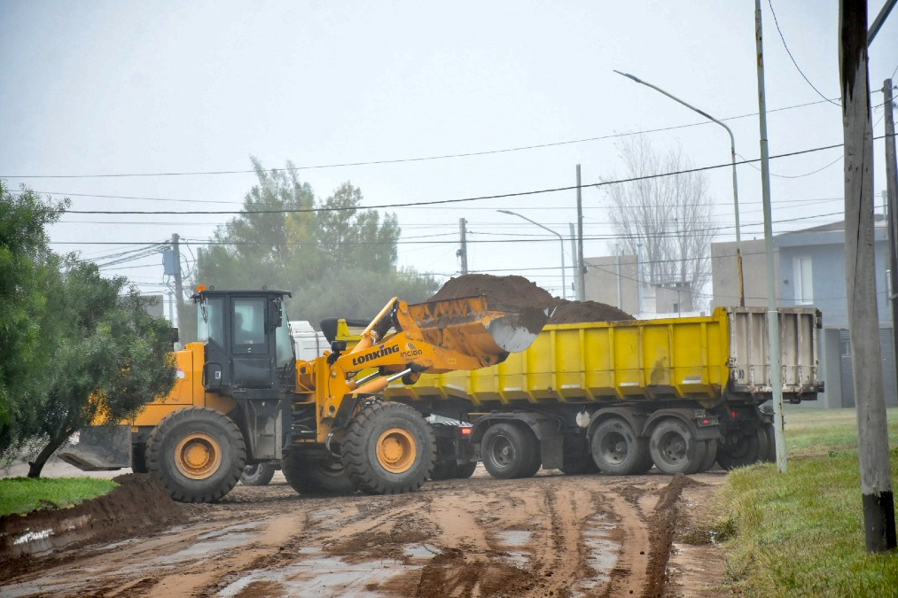Está en marcha la obra de pavimento en Castelli I