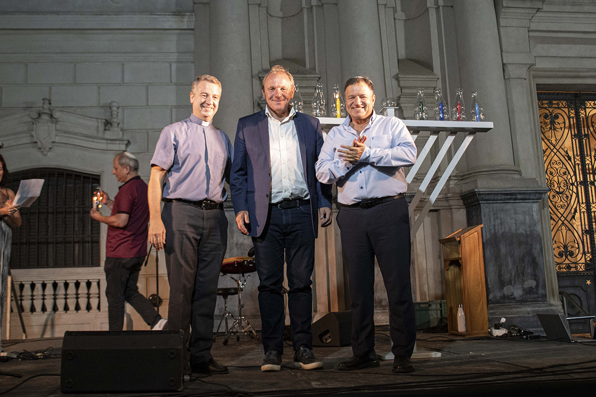 De Rivas participó de la celebración intereligiosa